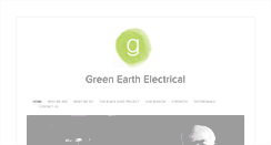 Desktop Screenshot of greenearthelectrical.com